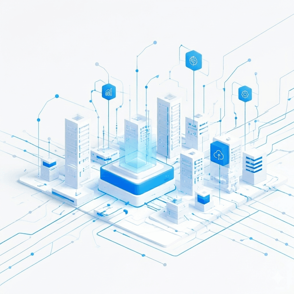 Business Engine Illustration